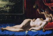Artemisia  Gentileschi Sleeping Venus oil on canvas